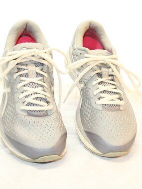 Asics Size 9 Piedmont Grey/White Gel Cumulus 21 Running Shoe Sneaker - 1012A468